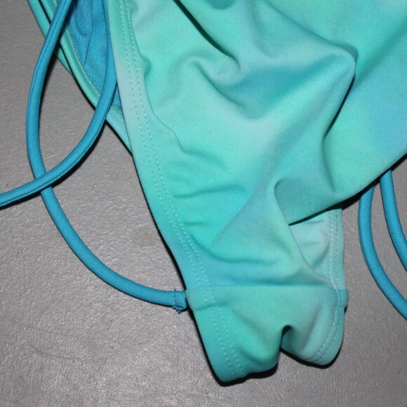 Blue & Green 1 Pcs Justice Swimsuit Size 7 - Picture 10 of 10